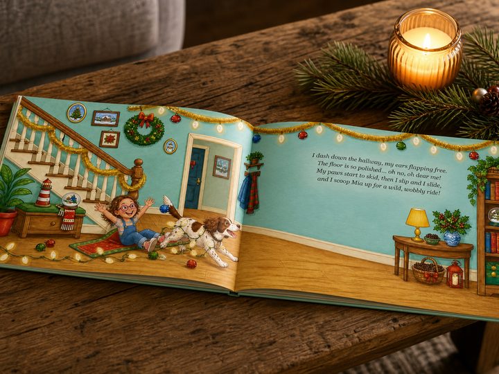 Daniel's book at home