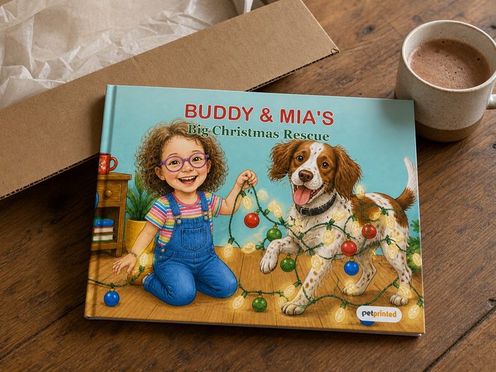 Emily's book at home